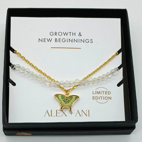 Alex and Ani Butterfly Bracelet 6.5-7" Growth and New Beginnings Spring Jewelry - Picture 1 of 8